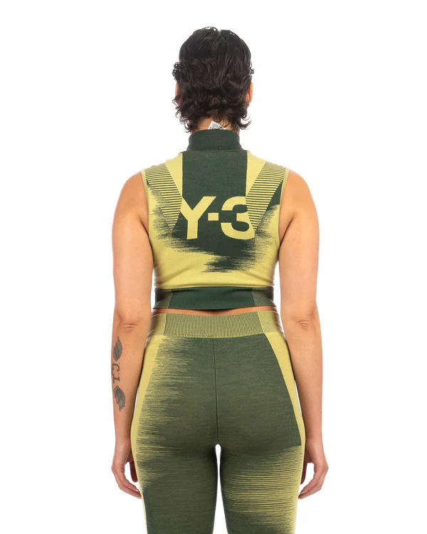 ADIDAS Y-3 WOMENS ENGINEERED CROP TOP 