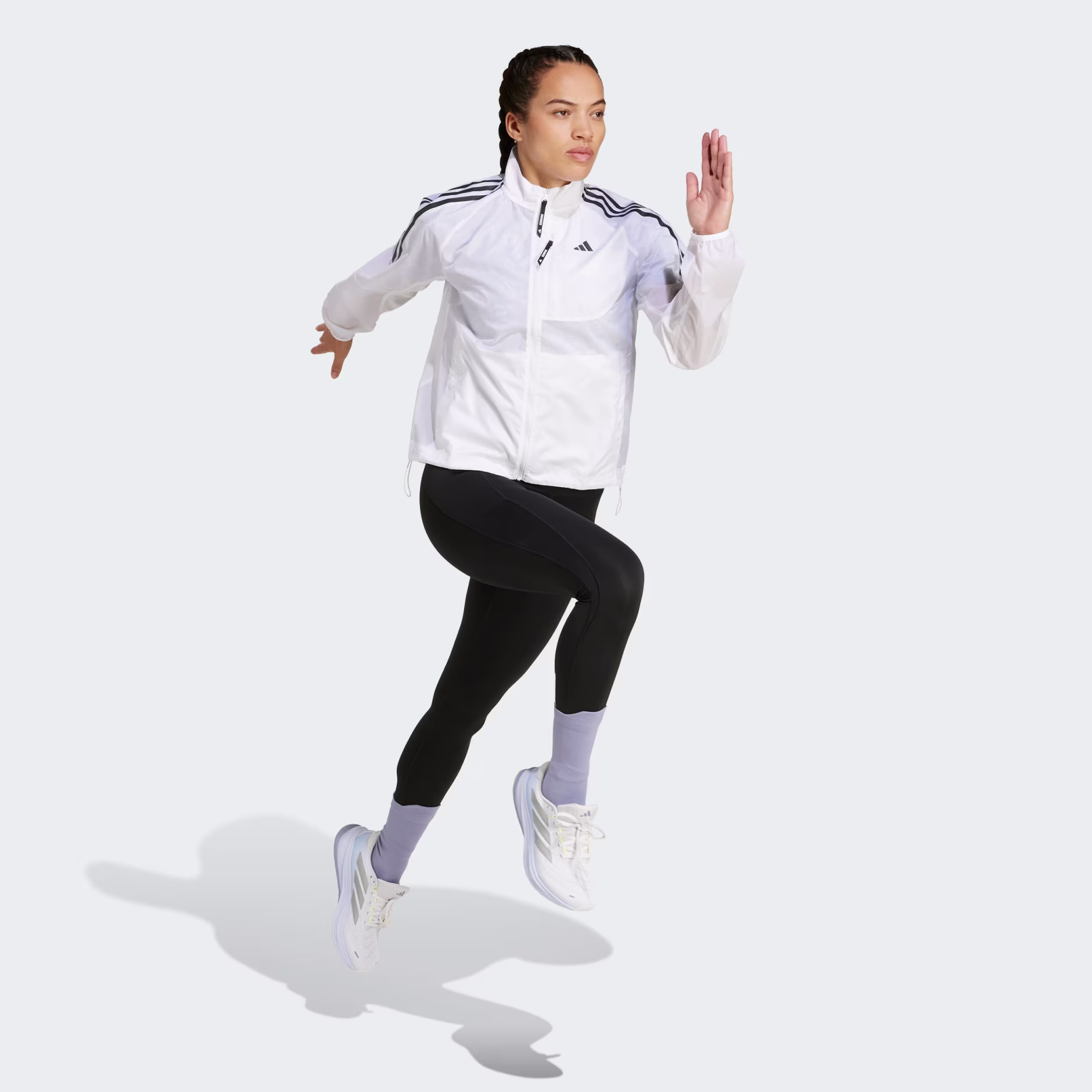 ADIDAS WOMENS OWN THE RUN OTR E JACKET W