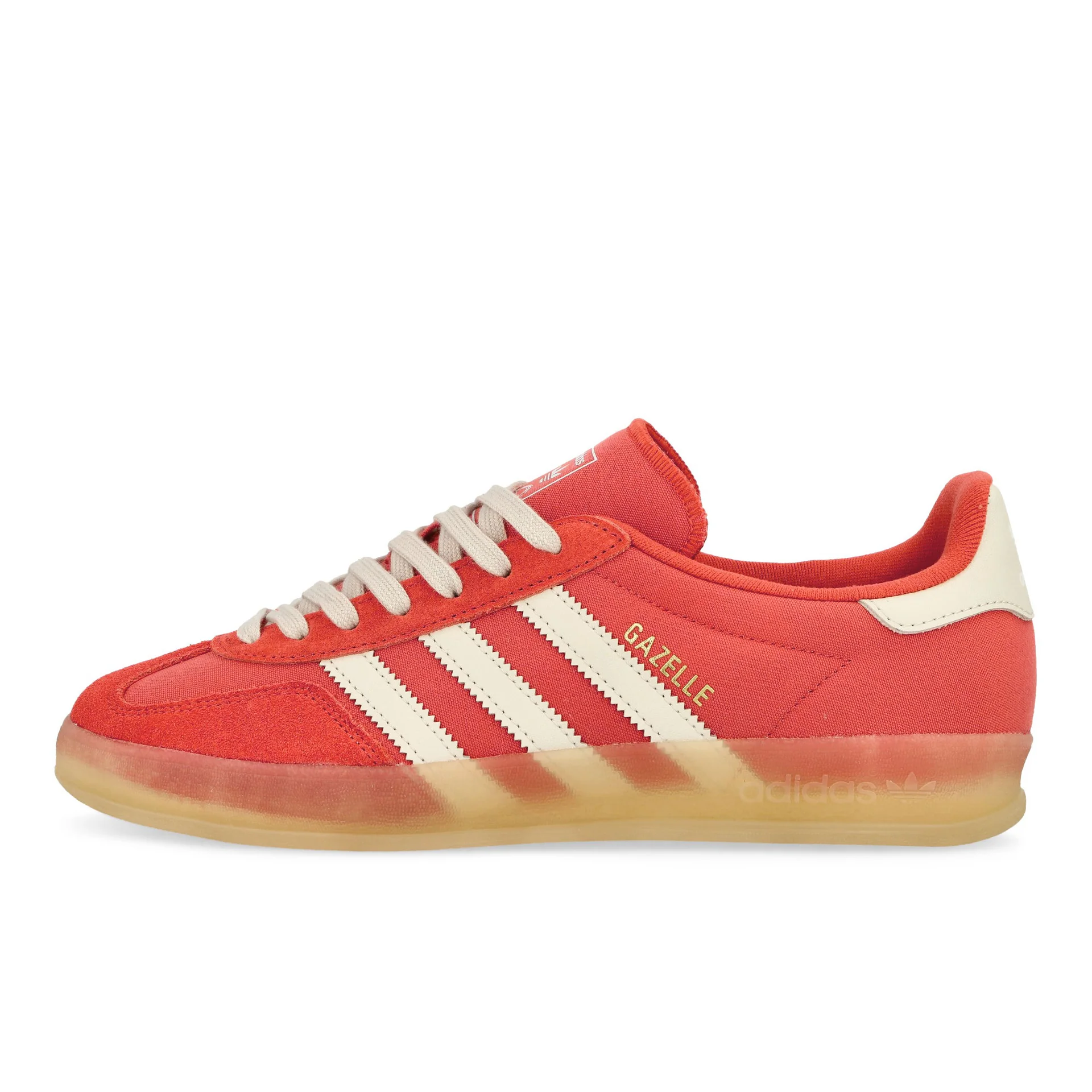 ADIDAS ORIGINALS GAZELLE INDOOR - CREW RED/ALUMINA/MAGIC BEIGE