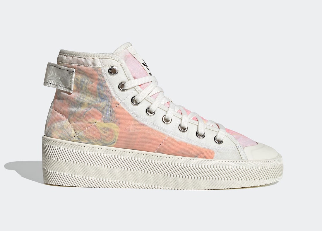 ADIDAS ORIGINALS NIZZA HI X PARLEY TRAINERS
