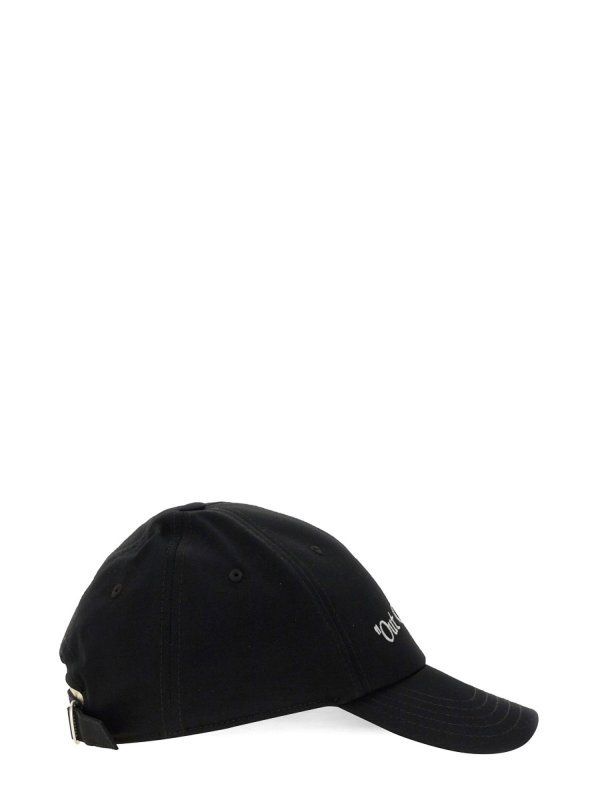 OFF WHITE OUT OF OFFICE BASEBALL CAP - BLACK/WHITE