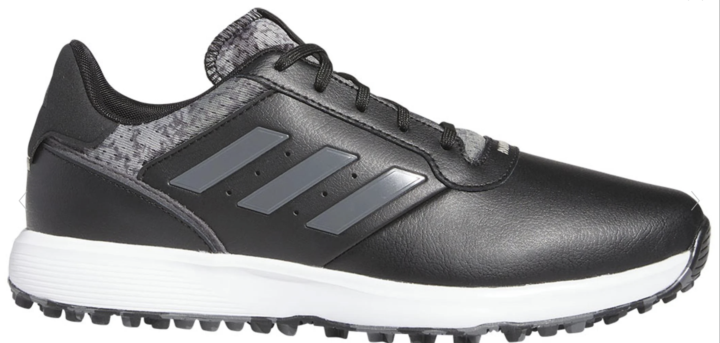 ADIDAS MENS S2G SL 23 LEATHER GOLF SHOES SPIKELESS