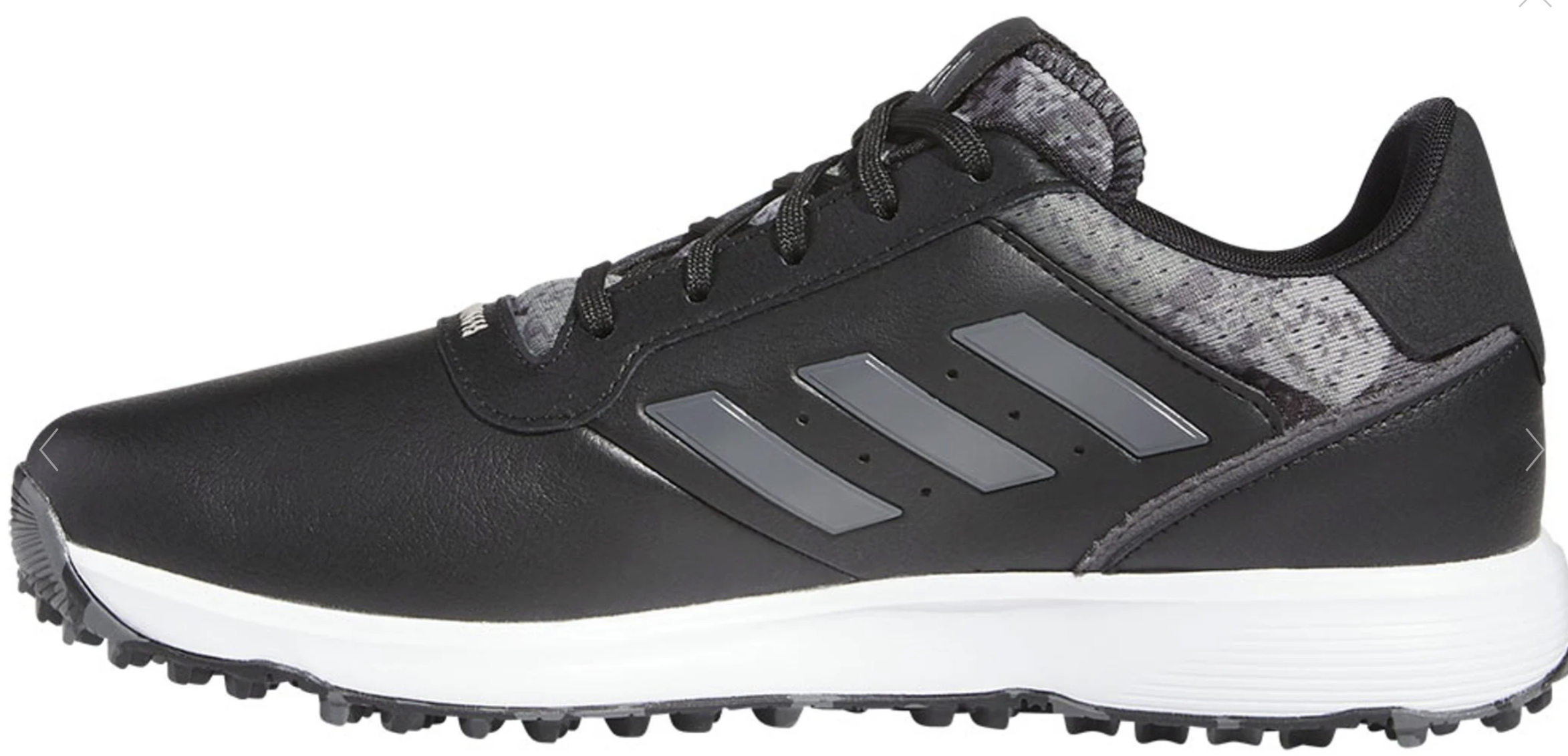 ADIDAS MENS S2G SL 23 LEATHER GOLF SHOES SPIKELESS 