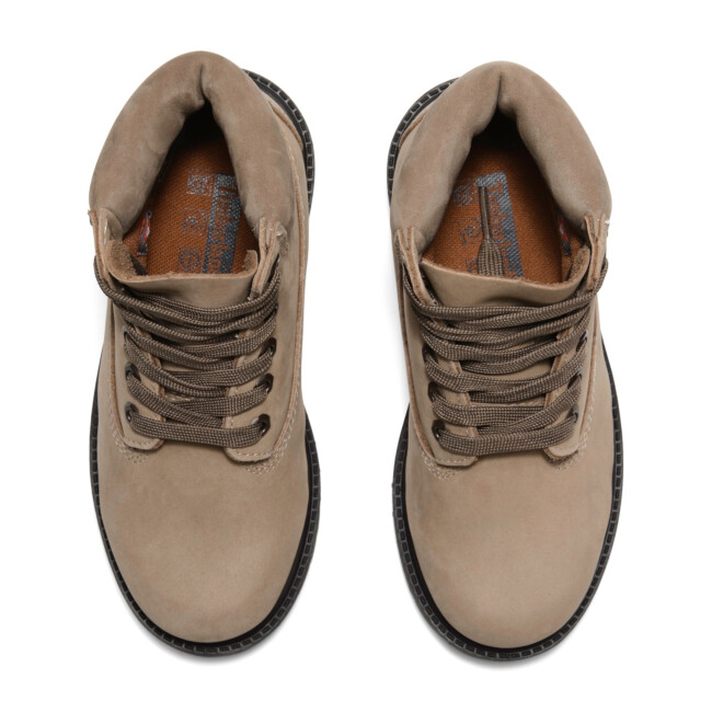 TIMBERLAND JNR 6" PREM BOOT - MEDIUM BEIGE NUBUCK