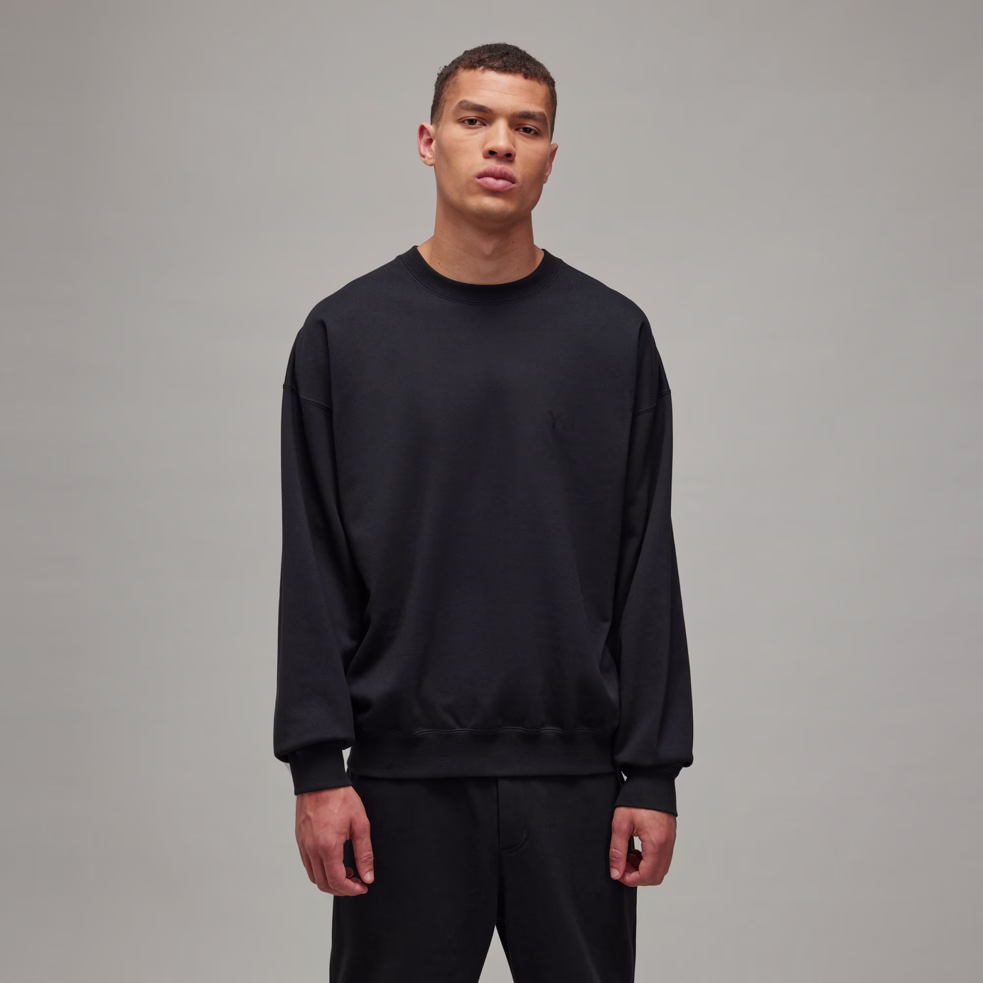 ADIDAS Y-3 MENS CLASSIC KNIT CREW SWEATER