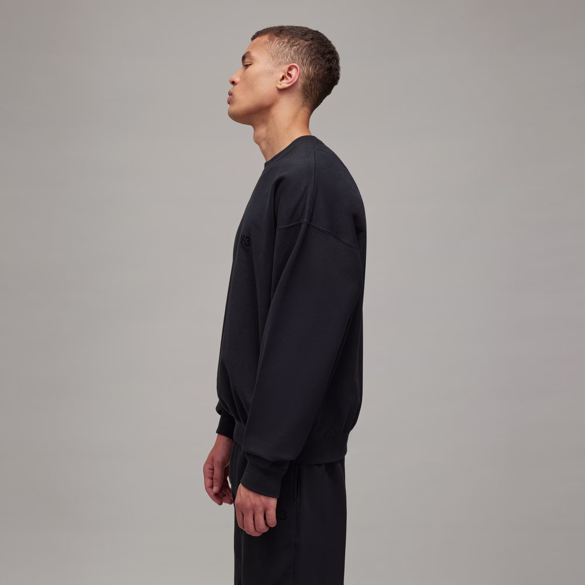 ADIDAS Y-3 MENS CLASSIC KNIT CREW SWEATER