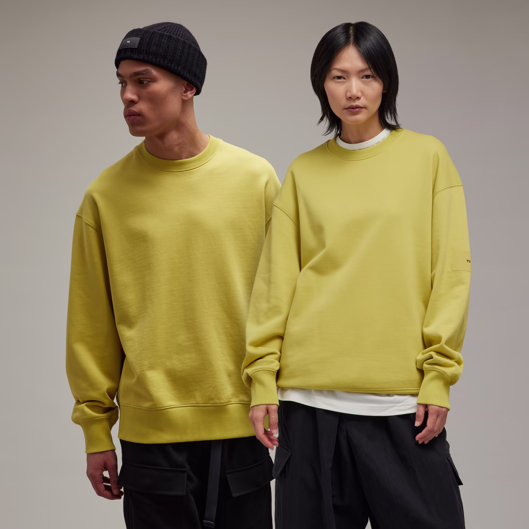 ADIDAS Y-3 FRENCH TERRY ORGANIC COTTON SWEAT UNISEX