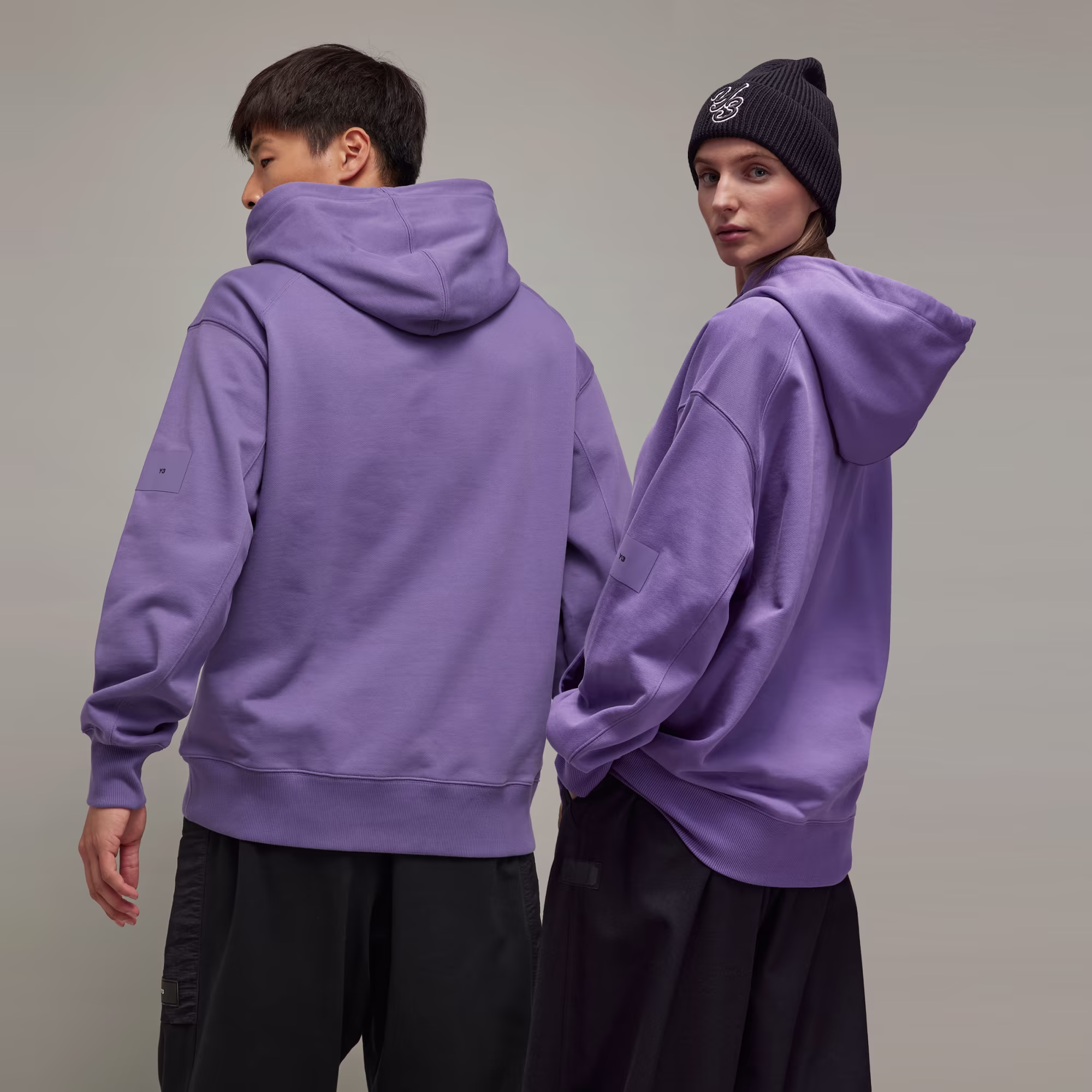ADIDAS X Y-3 FRENCH TERRY HEAVY HOODED UNISEX SWEATSHIRT