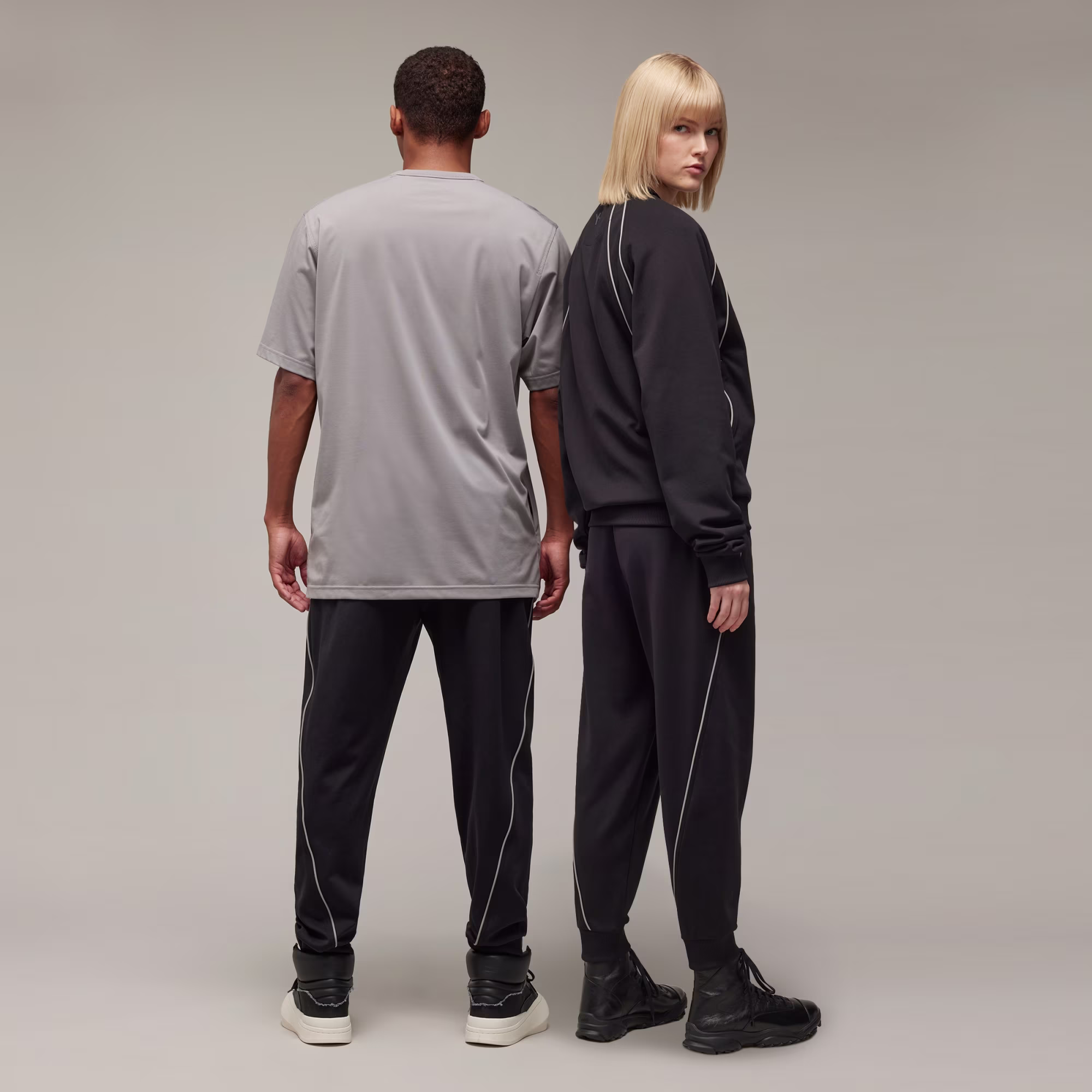 ADIDAS Y-3 SUPERSTAR TRACK PANTS UNISEX BLACK