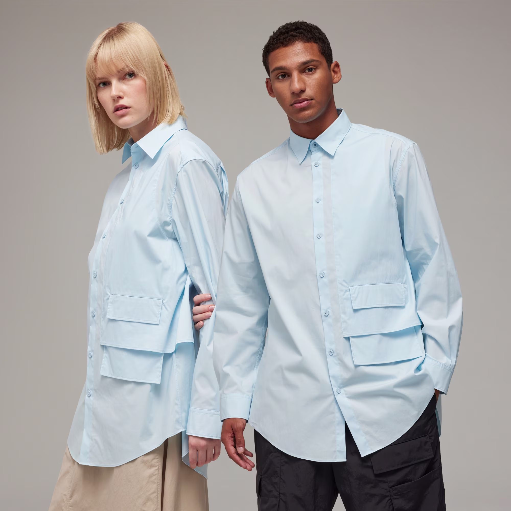 ADIDAS X Y-3 UNISEX COTTON SHIRT