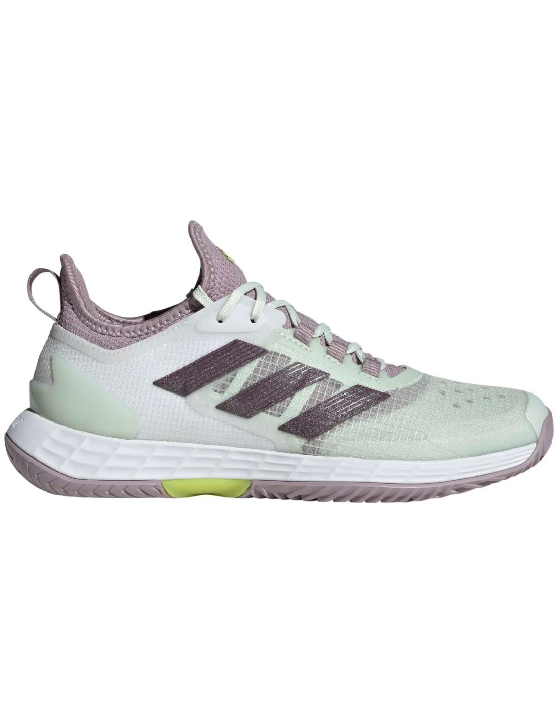 ADIDAS ADIZERO UBERSONIC 4.1 WOMENS TENNIS SHOES - GREEN/MAUVE