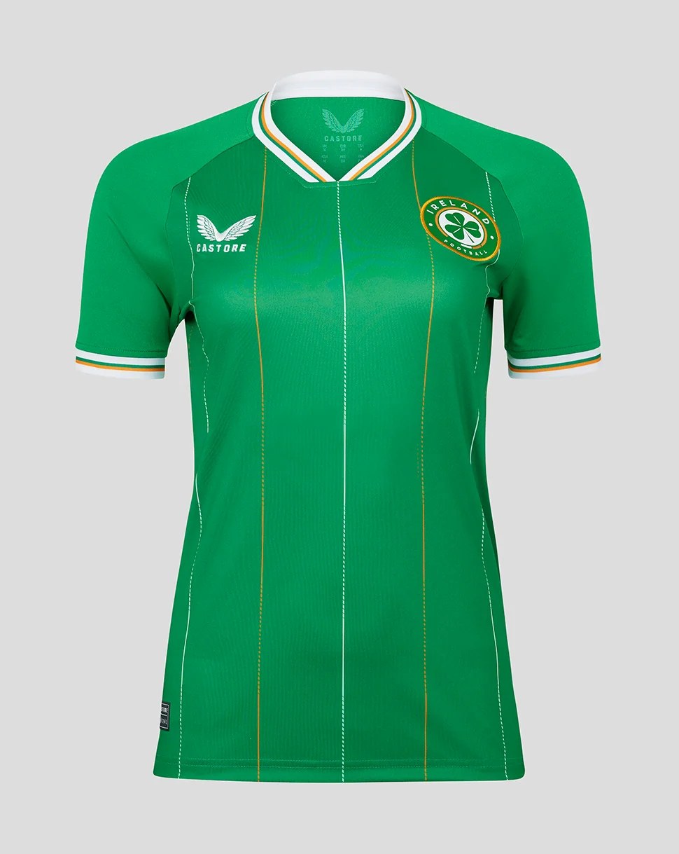 CASTORE FAI REPLICA HOME SS JERSEY WOMENS - JOLLY GREEN, BRILLIANT WHITE, BRIGHT MARIGOLD