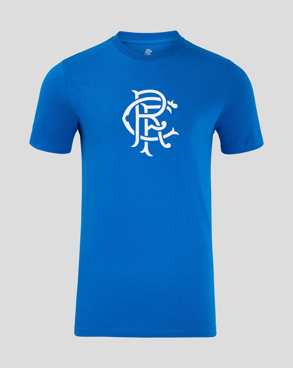 CASTORE RANGERS CORE CREST TEE - LAPIS BLUE