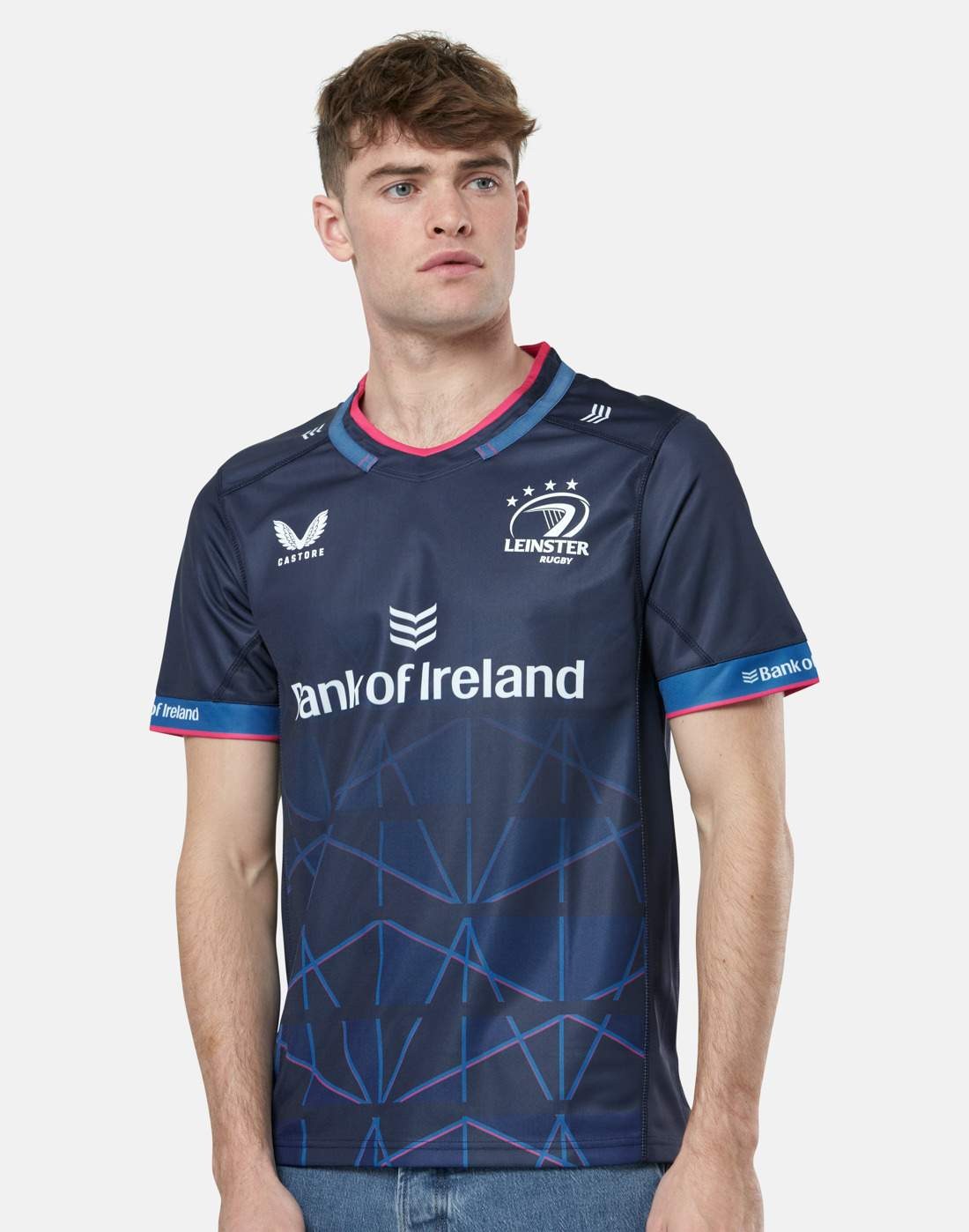 CASTORE LEINSTER REPLICA EUROPEAN JERSEY MEN'S - OCEAN CAVERN