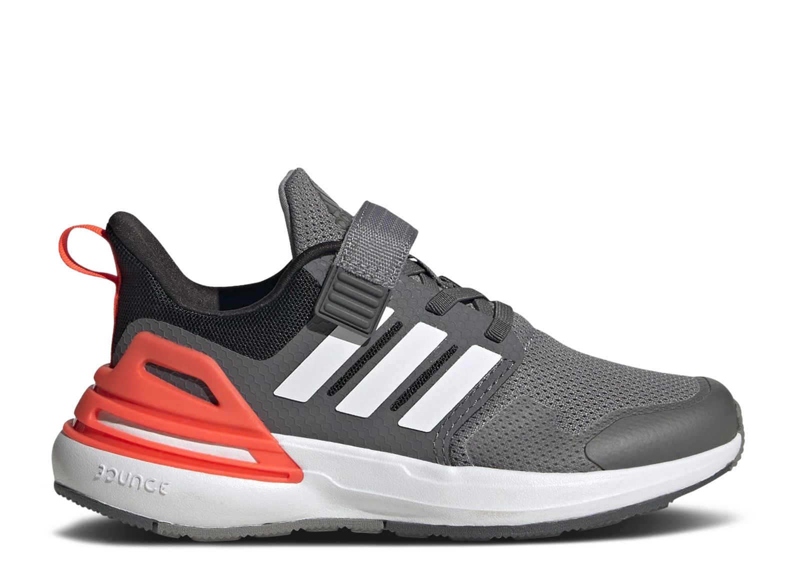 ADIDAS KIDS RAPIDASPORT BOUNCE EL TOP STRAP TRAINERS