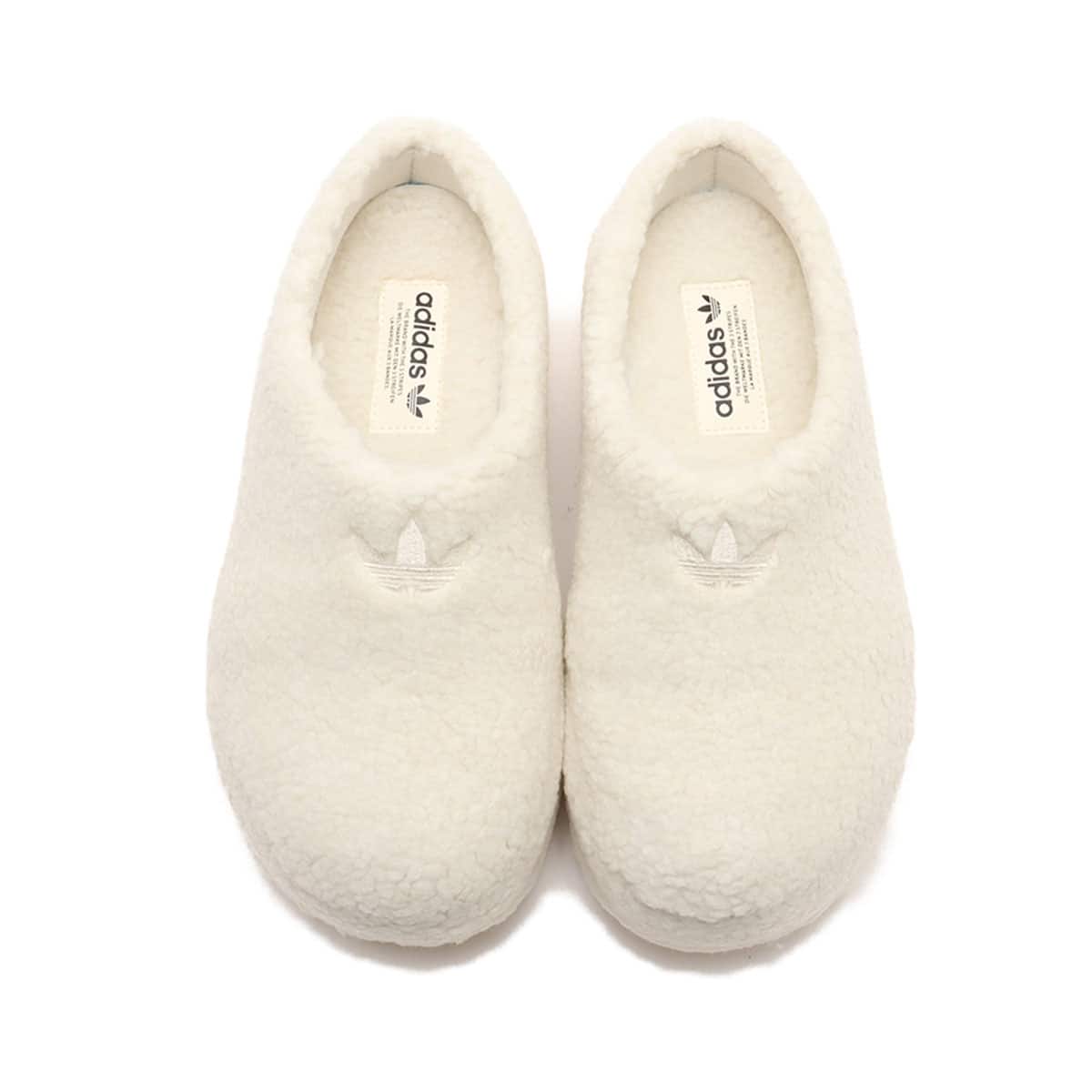 ADIDAS WOMENS ADIFOM FAUX FUR STAN SMITH MULE W