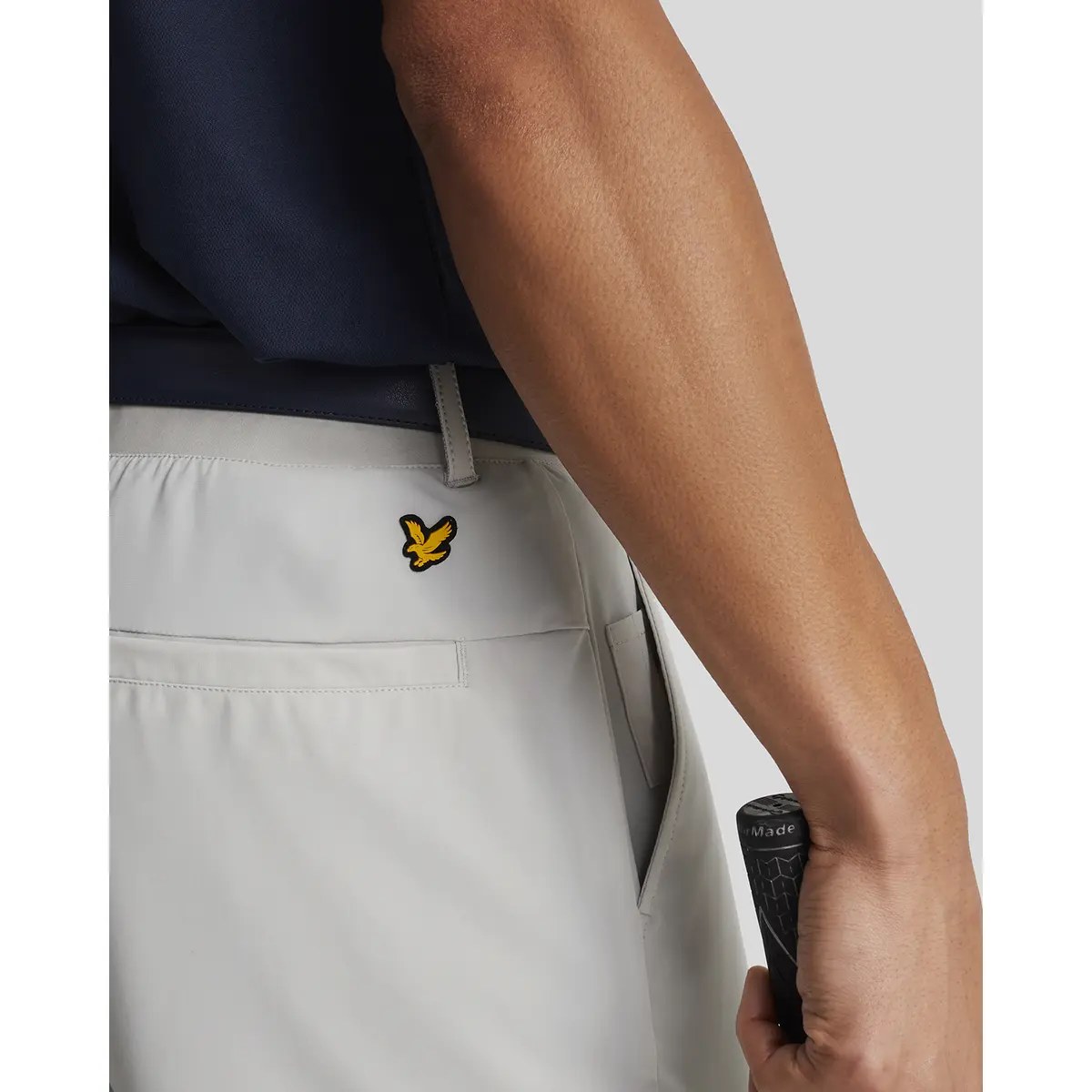 LYLE & SCOTT LIGHTWEIGHT GOLF TECH TRACKIES - PEBBLE