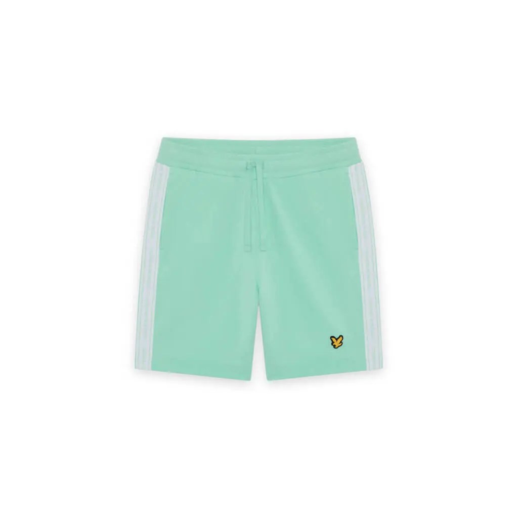 LYLE & SCOTT JACQUARD TAPE SHORTS - COOL MINT