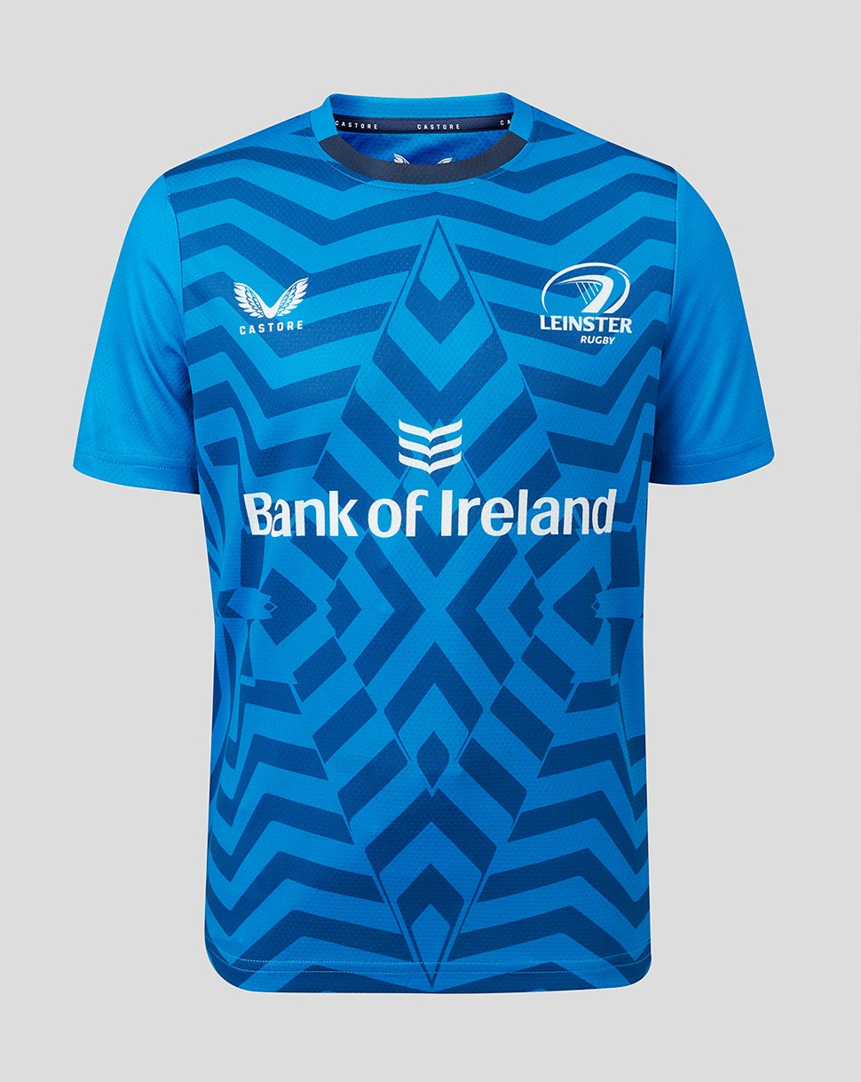 CASTORE LEINSTER SS TRAINING TEE JUNIOR - IMPERIAL BLUE/ PEACOAT