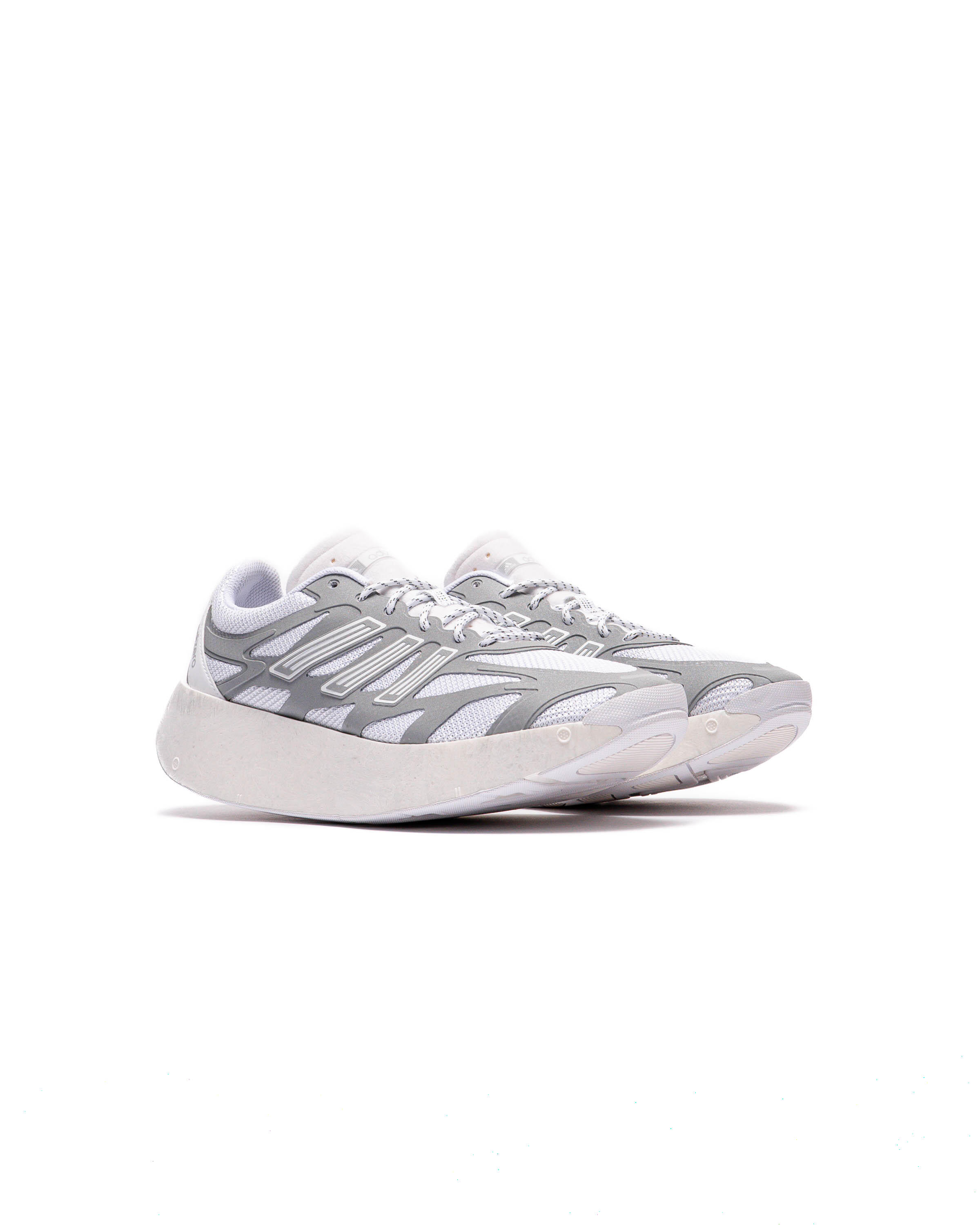 ADIDAS ADIZERO ARUKU TRAINERS - WHITE/SILVER METALLIC