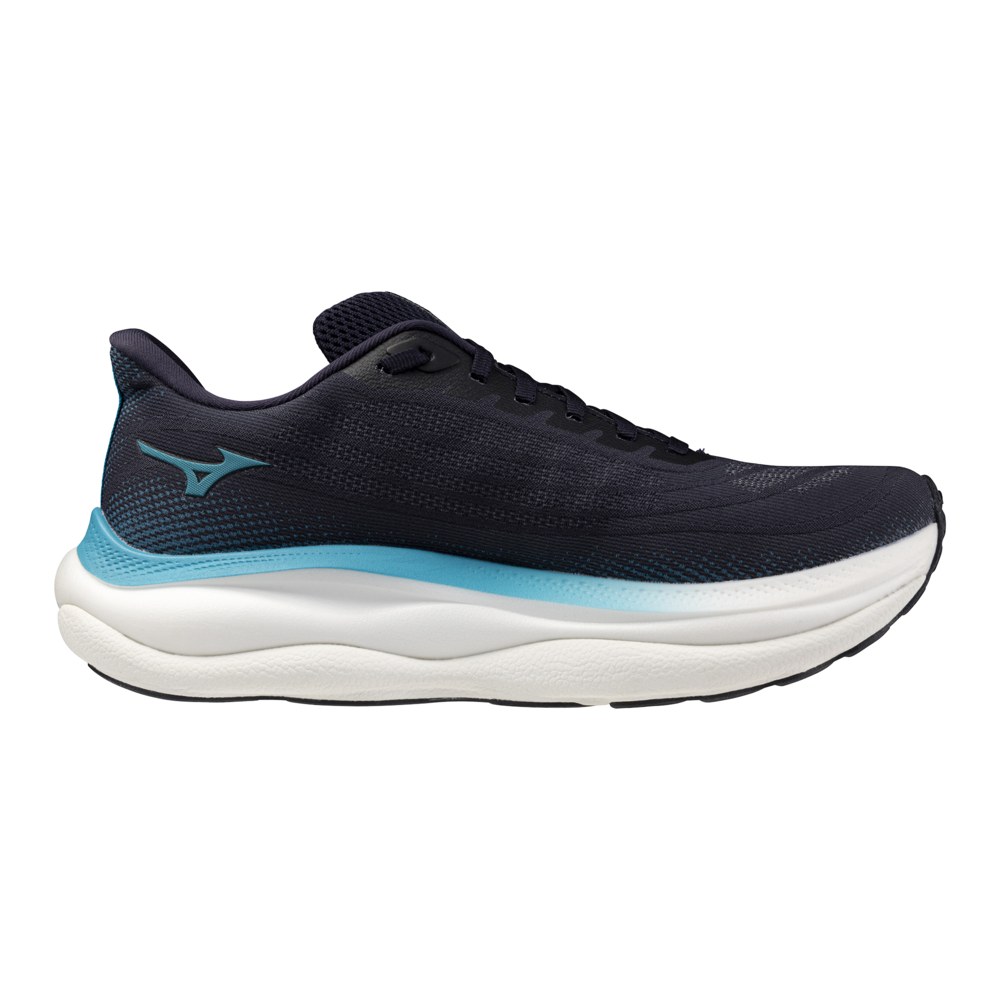 MIZUNO WAVE SKY 9 MENS - BARITONE BLUE/CITRUS