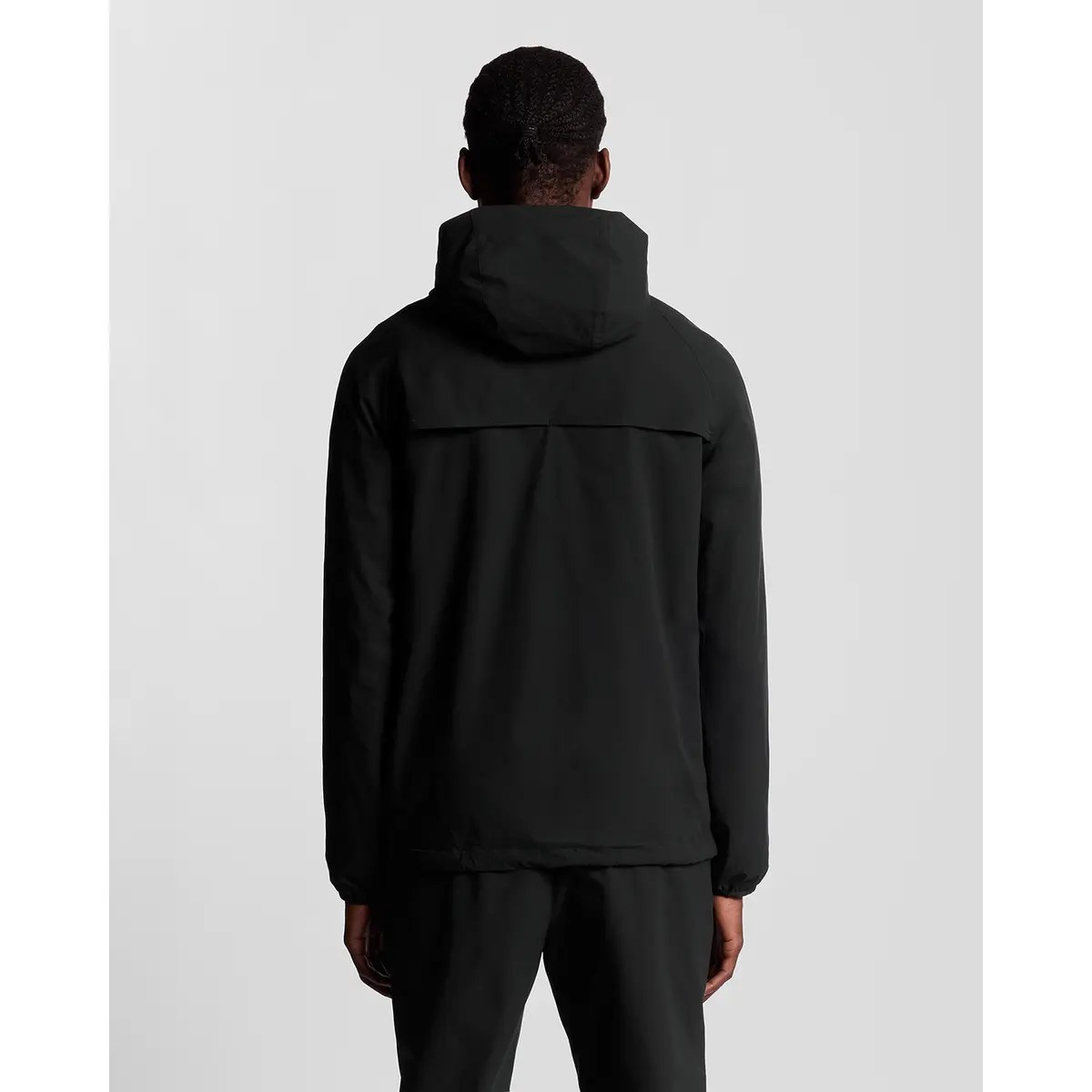 LYLE & SCOTT ACTIVE ZIP THROUGH JACKET - JET BLACK