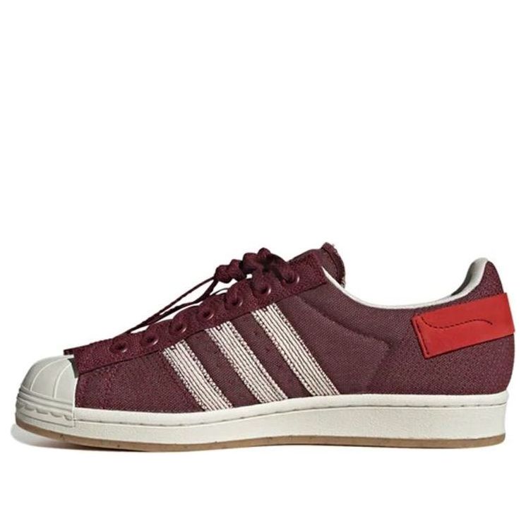 ADIDAS ORIGINALS SUPERSTAR PARLEY TRAINERS - SHADOW RED