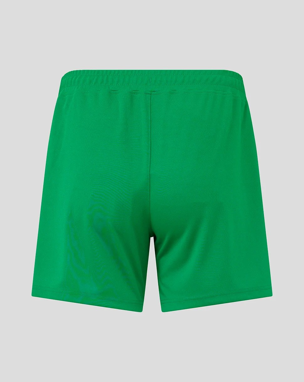 CASTORE FAI REPLICA HOME SHORT WOMENS - JOLLY GREEN, BRILLIANT WHITE