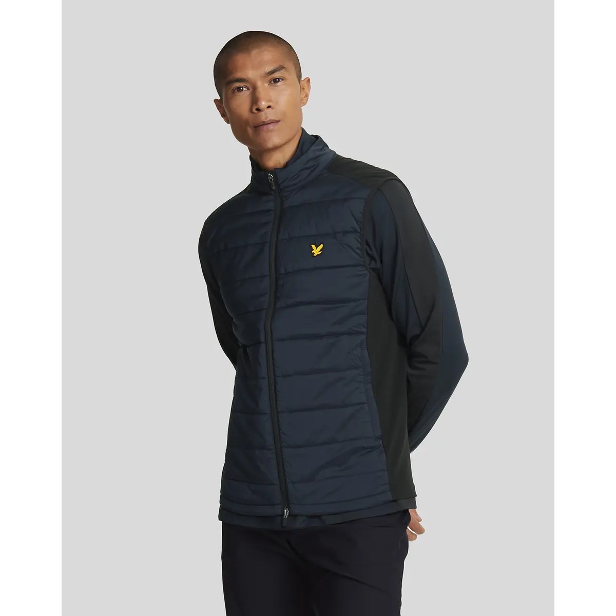 LYLE & SCOTT WADDED GOLF GILET - DARK NAVY