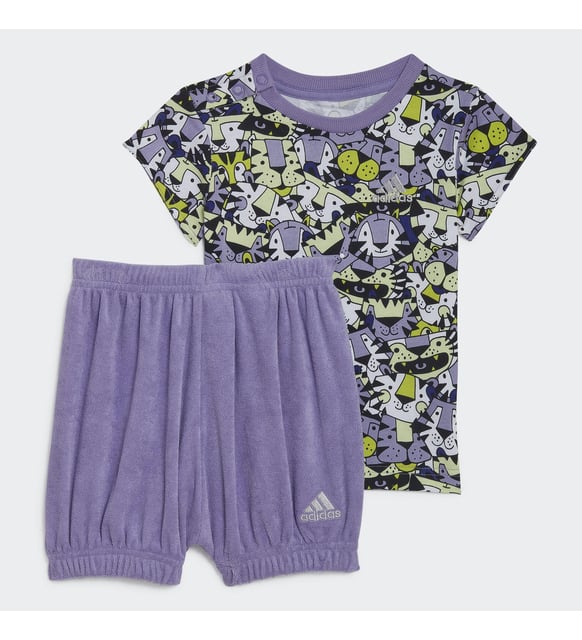 ADIDAS INFANT GIRLS SUMMER SET