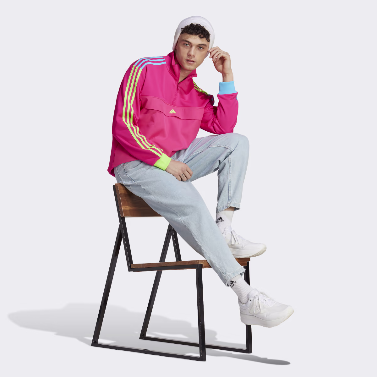 ADIDAS MENS TRACK TOP M KC HALFZIP        SHOPNK