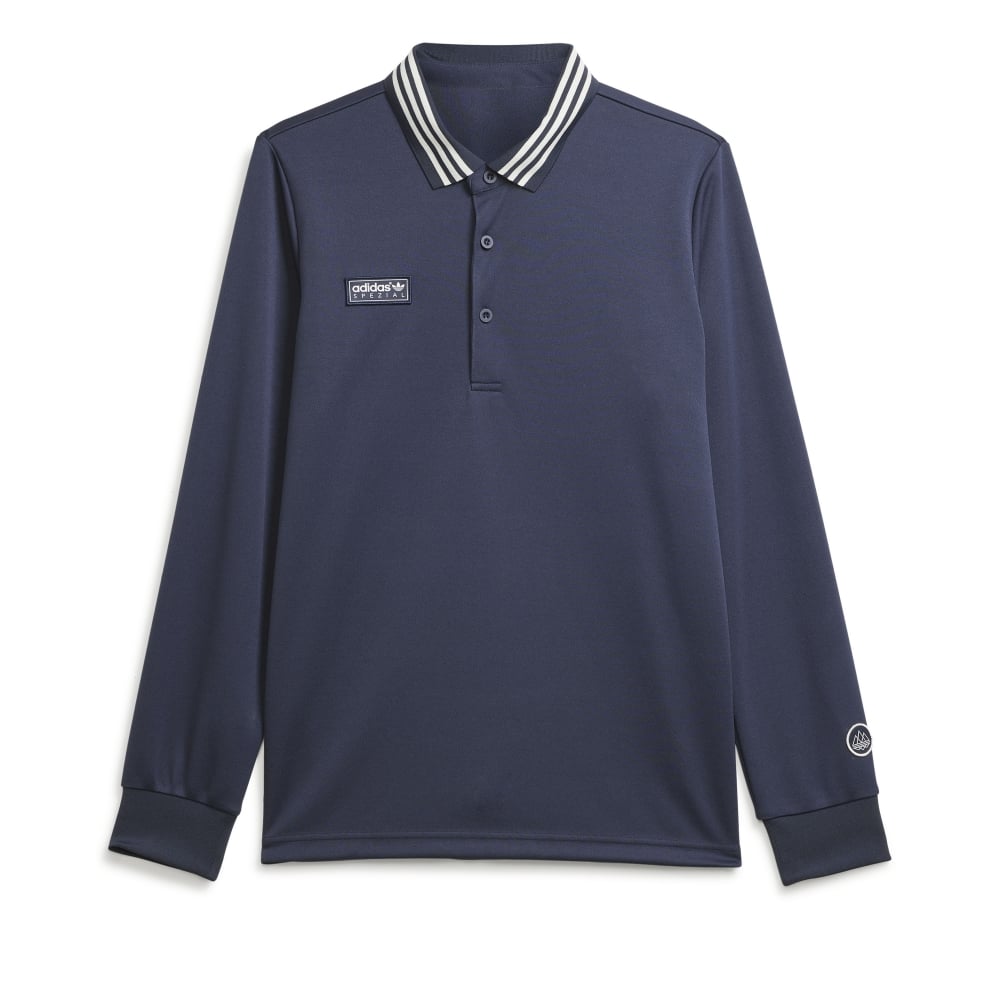 ADIDAS SPEZIAL LONG SLEEVE POLO SHIRT MENS