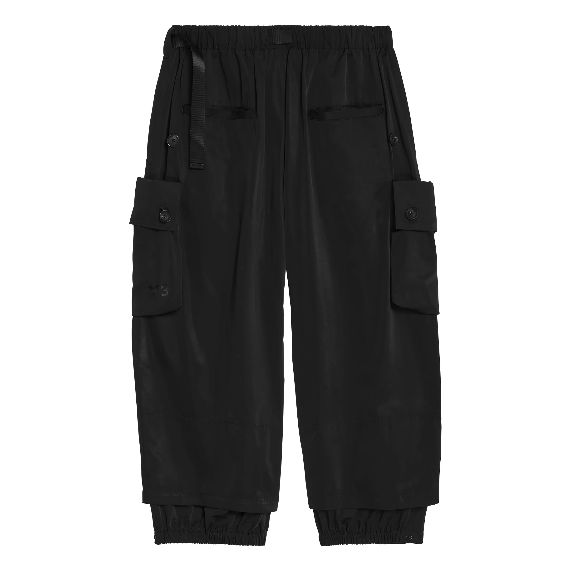 ADIDAS MENS Y-3 CUFFED TWILL PANTS