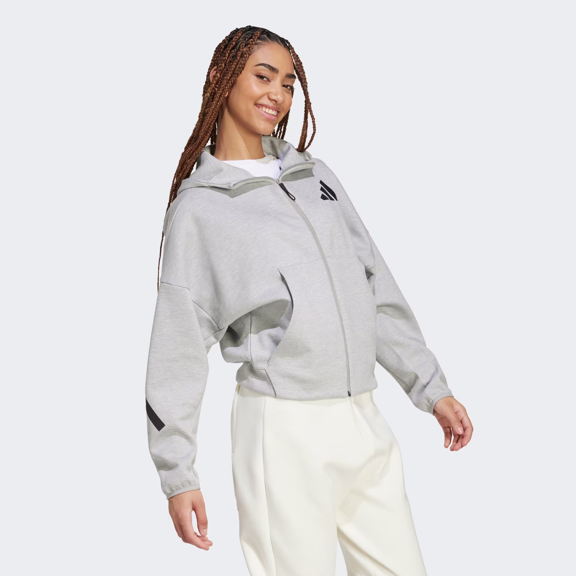 ADIDAS ZNE HOOD - GREY