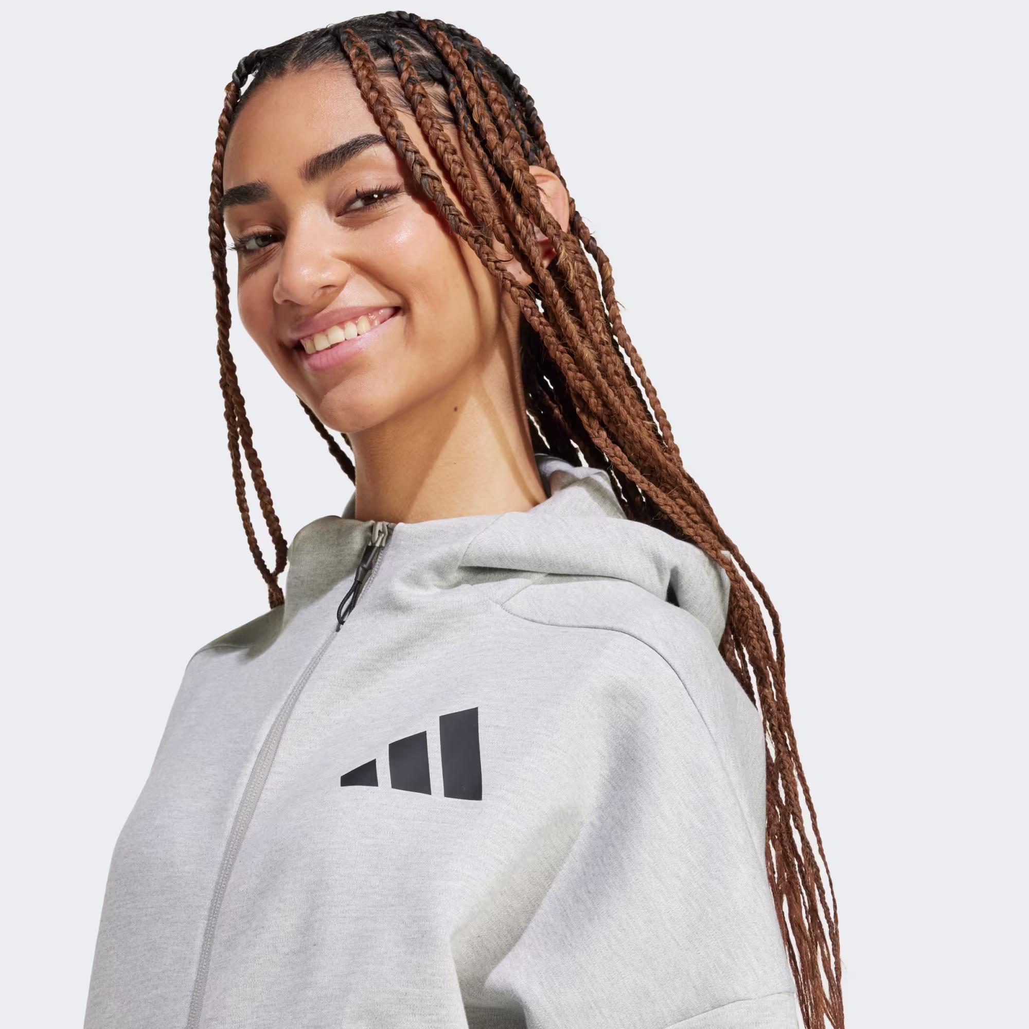 ADIDAS ZNE HOOD - GREY