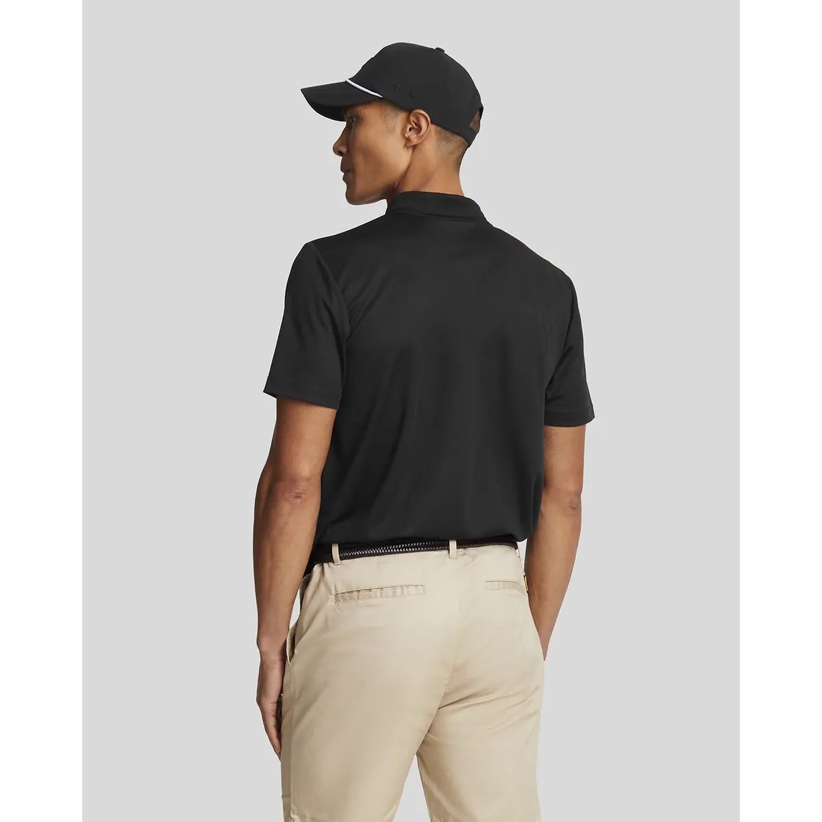 LYLE & SCOTT GOLF TECH POLO SHIRT - JET BLACK