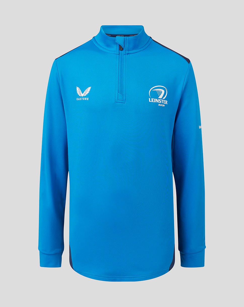 CASTORE LEINSTER QUARTER ZIP MIDLAYER JUNIOR - IMPERIAL BLUE/ PEACOAT