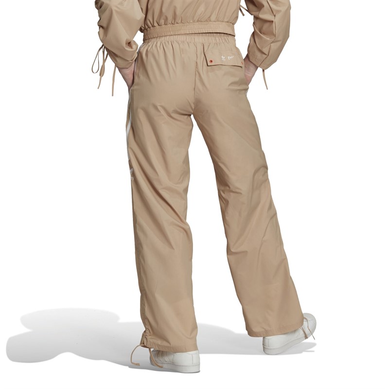 ADIDAS ORIGINALS  X PARLEY WOMENS HIGH RISE RUCHED TRACK PANTS