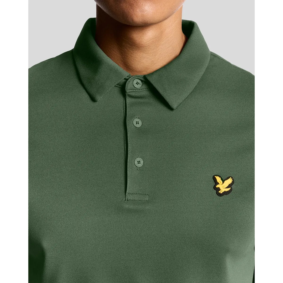 LYLE & SCOTT GOLF TOUR POLO SHIRT - CACTUS GREEN