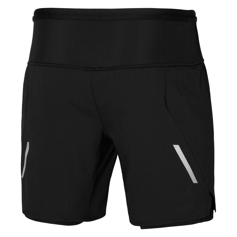 MIZUNO MENS TRAIL ER 2IN1 SHORT - BLACK