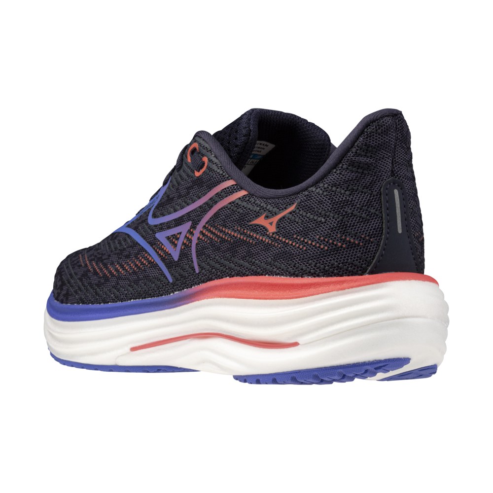 MIZUNO WAVE RIDER 29 WOMENS - ODYSSEY GRAY/IRIS BLOOM