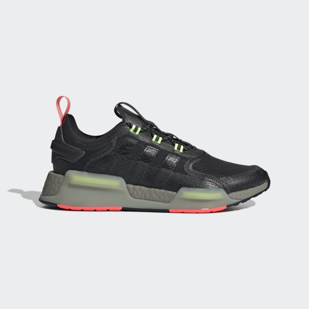 ADIDAS ORIGINALS NMD_V3 TRAINERS - CORE BLACK/SIGNAL GREEN