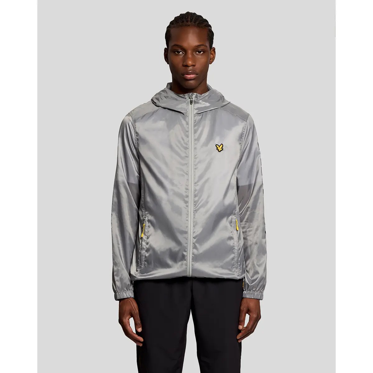 LYLE & SCOTT SLEEVE BRANDED JACKET - ULTIMATE GREY