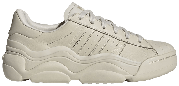 ADIDAS ORIGINALS SUPERSTAR MILLENCON WOMENS TRAINERS - ALUMINA/WONDER BEIGE