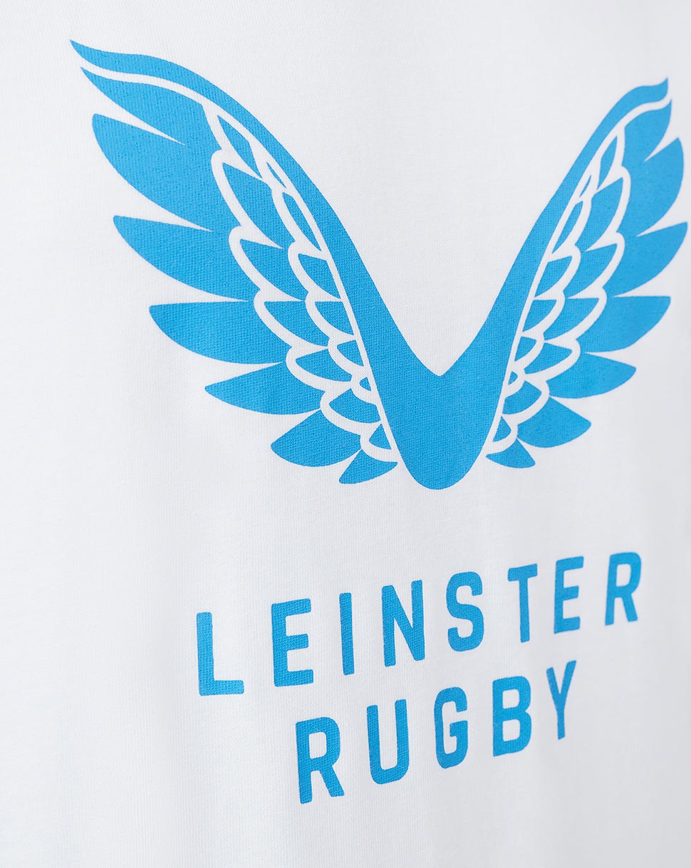 CASTORE LEINSTER COTTON LOGO TEE - BRILLIANT WHITE