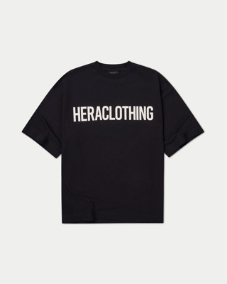 HERA WOMENS HERACLOTHING OVERSIZED T - SHIRT - BLACK