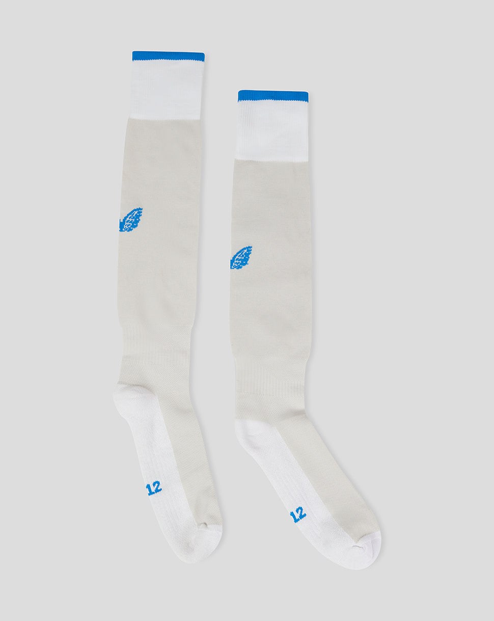 CASTORE LEINSTER AWAY SOCKS - NIMBUS CLOUD/ BRILLIANT WHITE