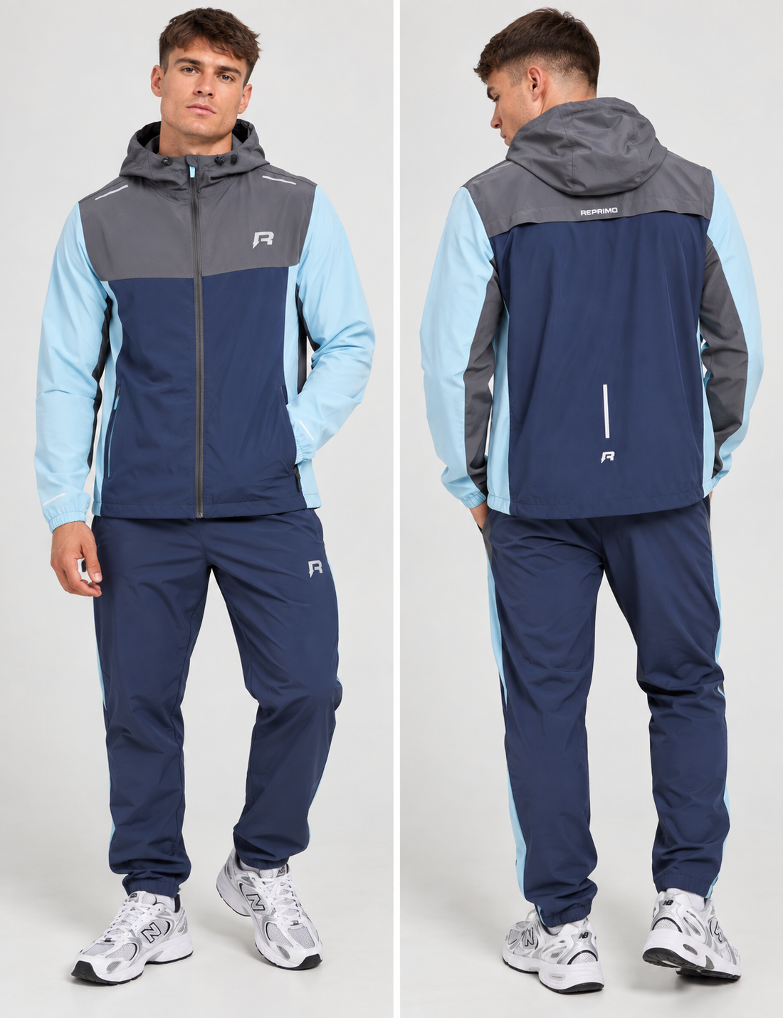 REPRIMO FLIGHT WIND BREAKER-BLUE BLAZE/SKY BLUE