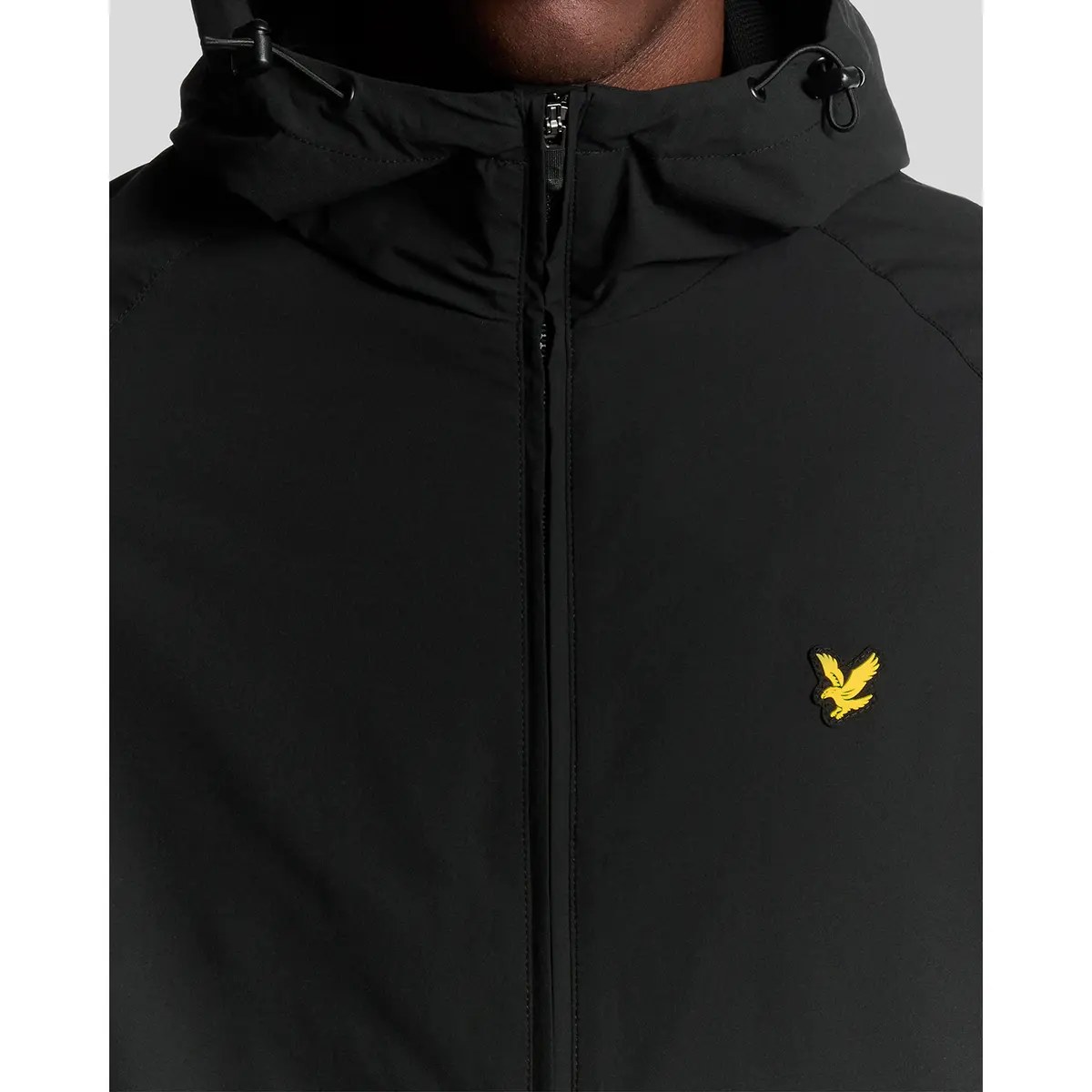 LYLE & SCOTT ACTIVE ZIP THROUGH JACKET - JET BLACK
