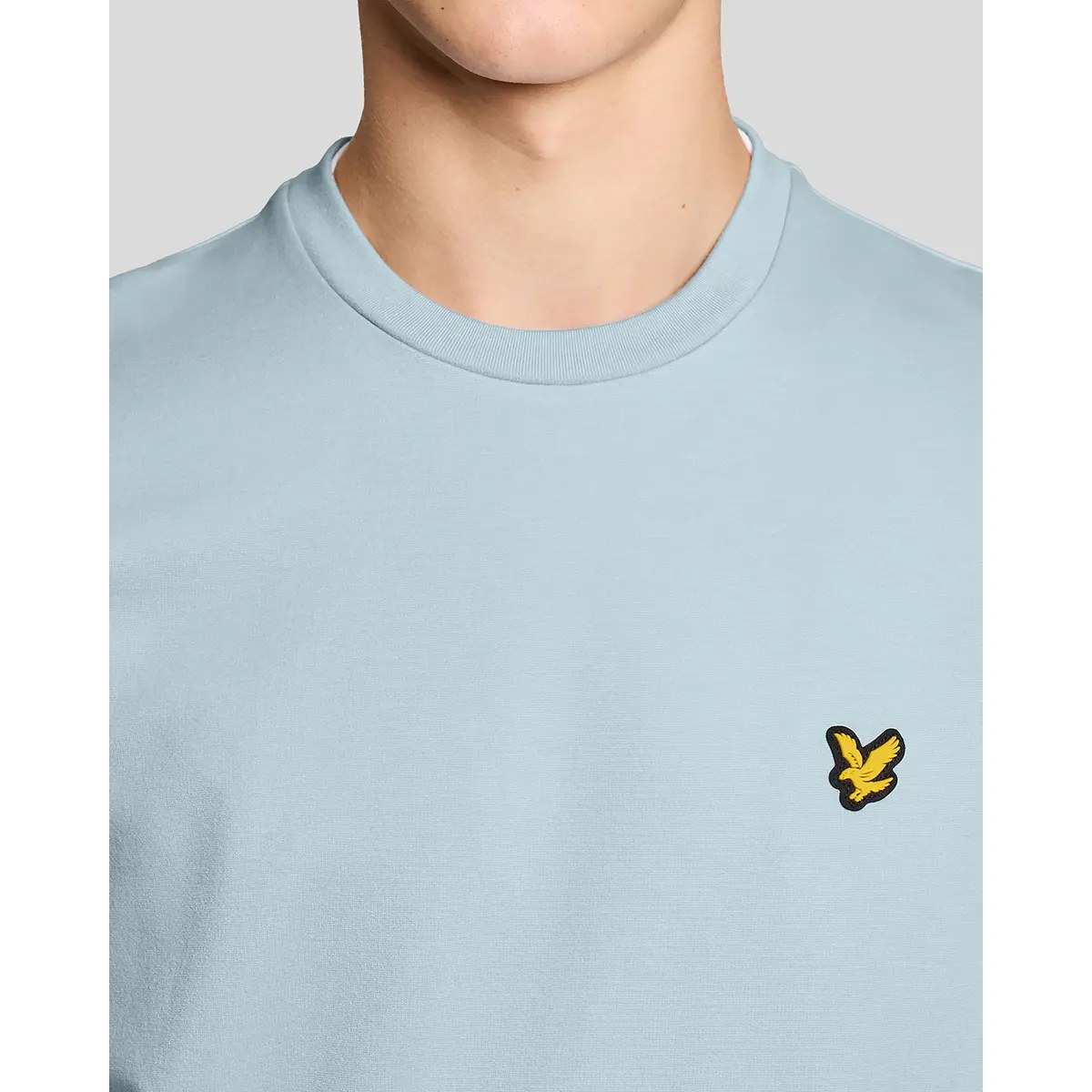 LYLE & SCOTT CREW NECK FLY FLEECE - BLUE LAGOON